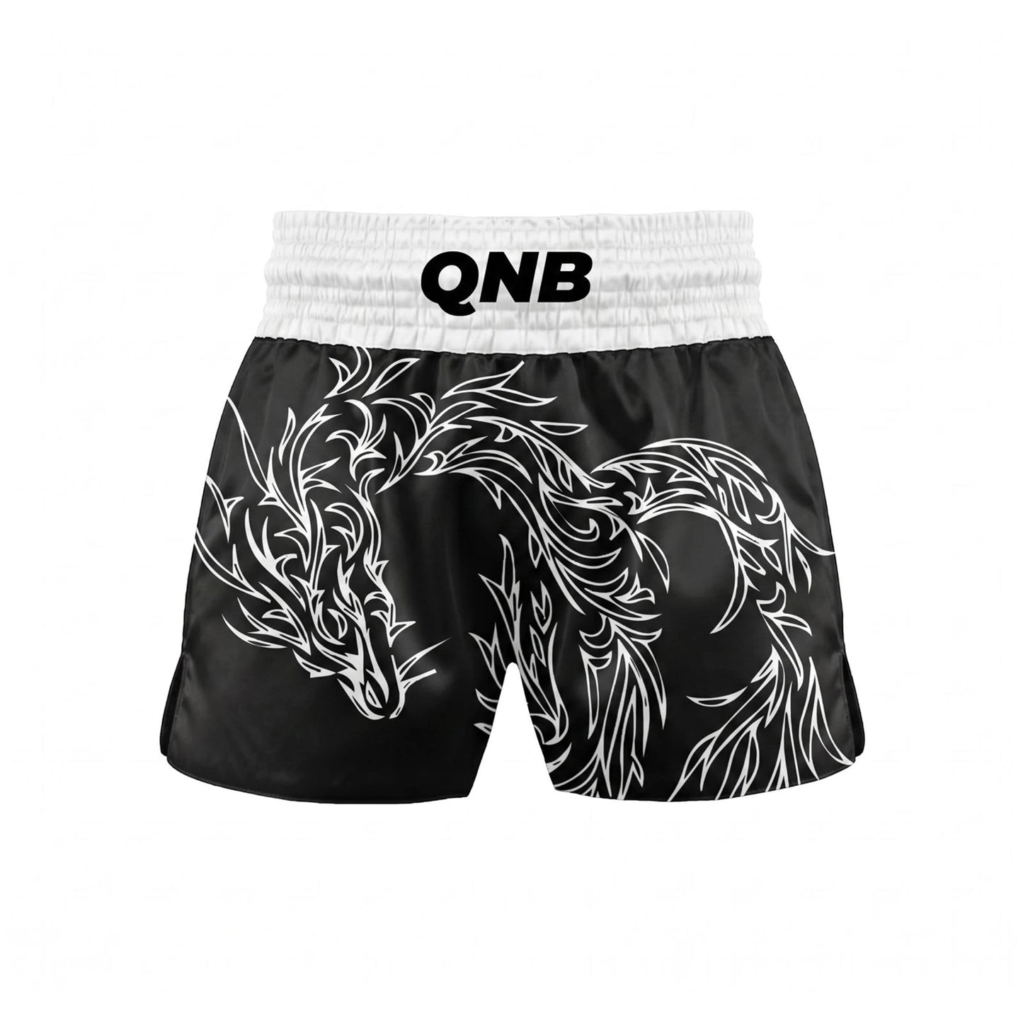 Dragon Elite Thai Shorts - Black/White